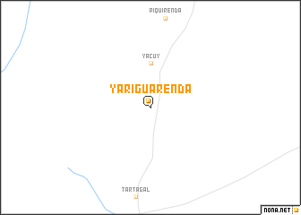 map of Yariguarenda