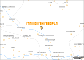 map of Yārīm Qīyeh-ye Soflá