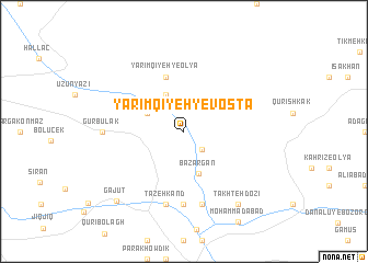 map of Yārīm Qīyeh-ye Vosţá