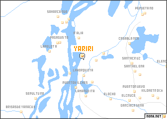 map of Yarirí