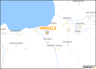 map of Yariuzlu