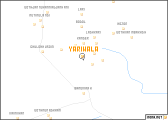 map of Yārīwāla