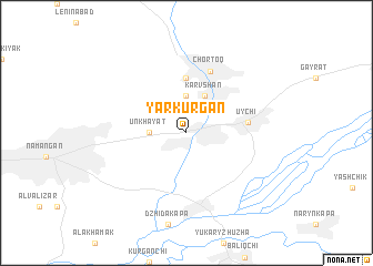 map of Yarkurgan