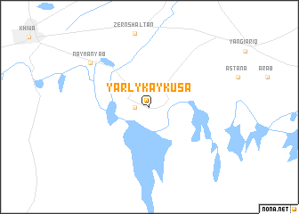 map of Yarlykay-Kusa