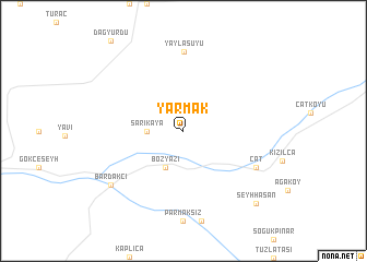 map of Yarmak