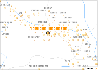 map of Yār Moḩammad Bāzār