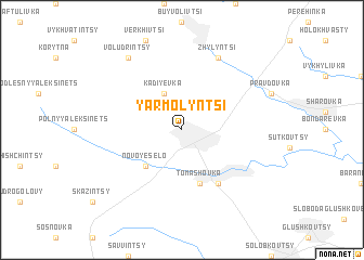 map of Yarmolyntsi