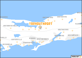 map of Yarmouth Port