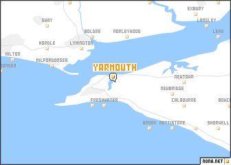 map of Yarmouth