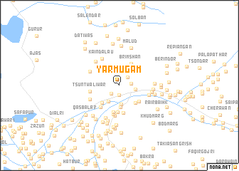 map of Yārmugām
