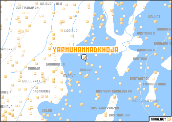 map of Yār Muhammad Khoja