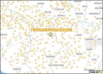 map of Yār Muhammad Korūna