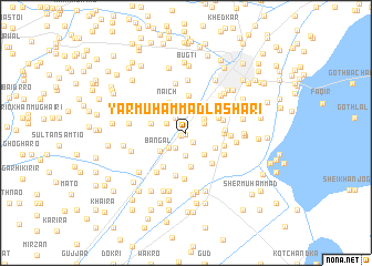 map of Yār Muhammad Lashāri