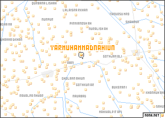 map of Yār Muhammad Nāhiūn