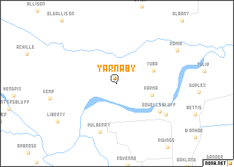 map of Yarnaby