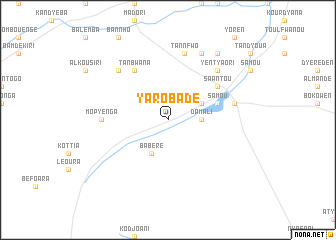 map of Yarobadé