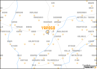 map of Yarogo