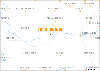 map of Yaropovichi