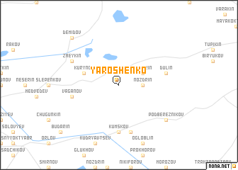 map of Yaroshenko