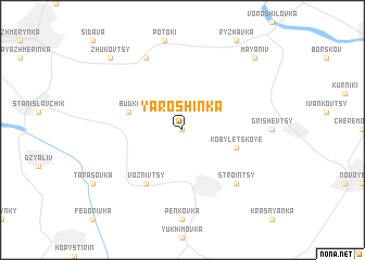 map of Yaroshinka