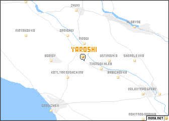 map of Yaroshi