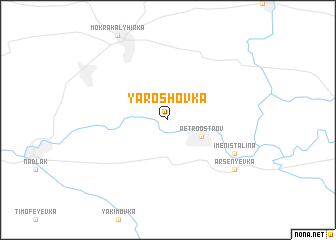 map of Yaroshovka
