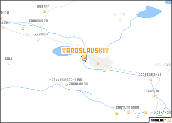 map of Yaroslavskiy