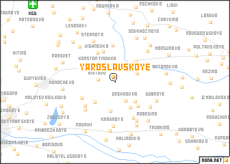 map of Yaroslavskoye