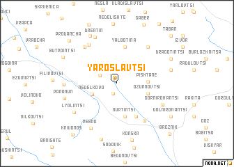 map of Yaroslavtsi