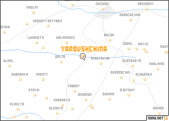 map of Yarovshchina