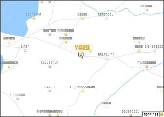 map of Yaro