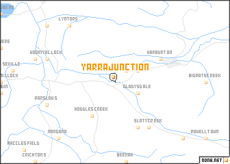 map of Yarra Junction