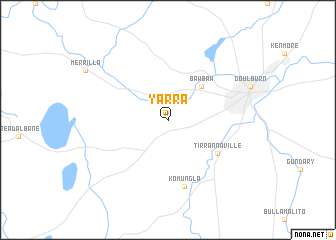 map of Yarra