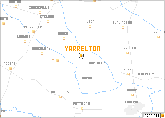 map of Yarrelton