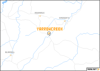 map of Yarrow Creek