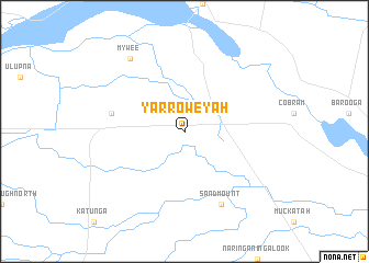 map of Yarroweyah