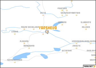 map of Yarshevo