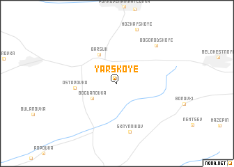 map of Yarskoye