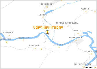map of Yarskoy Vtoroy