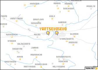 map of Yartsevo