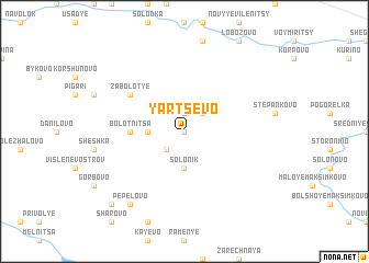 map of Yartsevo