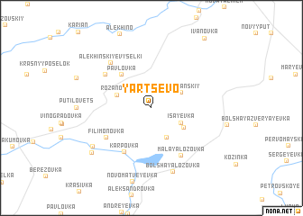 map of Yartsevo