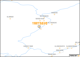 map of Yartsevo