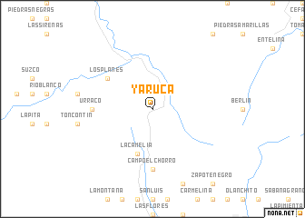 map of Yaruca