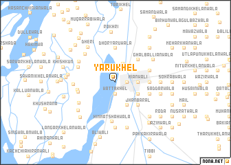 map of Yāru Khel