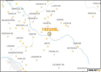 map of Yarumal