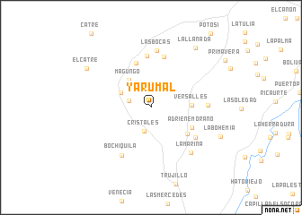 map of Yarumal