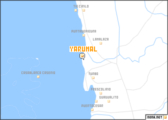 map of Yarumal