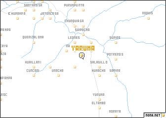 map of Yaruma