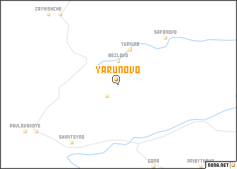 map of Yarunovo